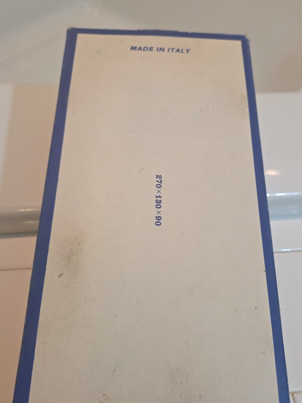 Vintage Lani Made In Italy Leather Flip Flop 8.5 M w/ Orig Box 90s Coastal Gma - Picture 11 of 11